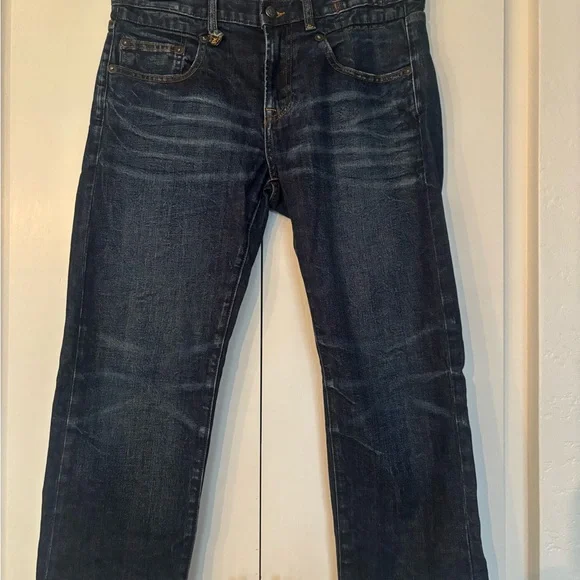 R13 Blue Ankle Cropped Jeans - Picture 6 of 14